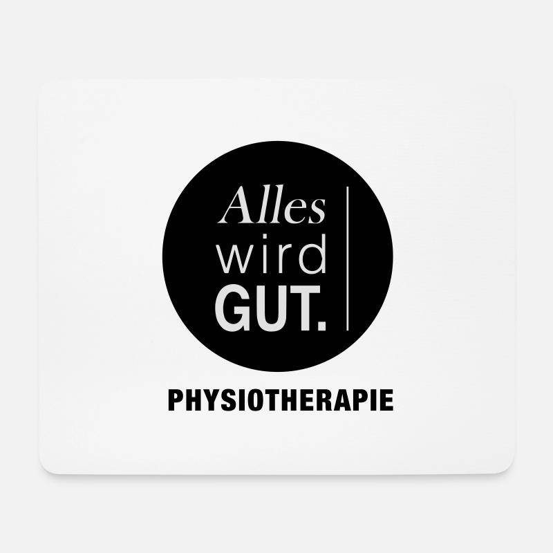 Alles wird gut Physiotherapie - Mousepad (Querformat) - Weiß