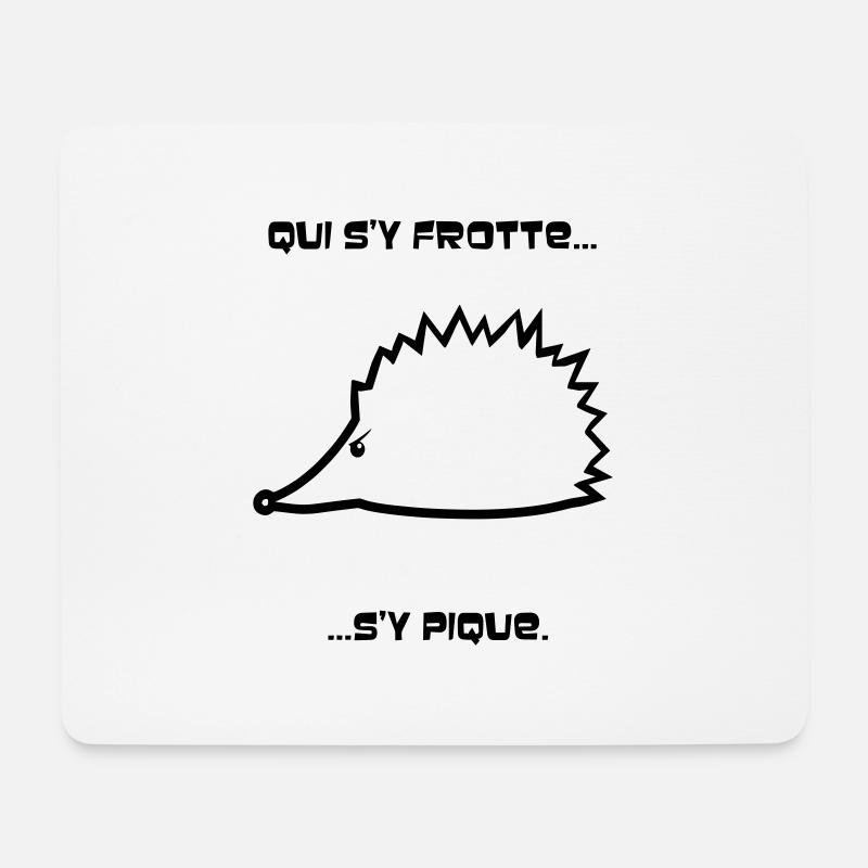 Who rubs there picnic - Mouse Pad (horizontal) - white