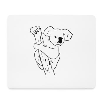 koala - Mousepad (Querformat) - Weiß - Vorne