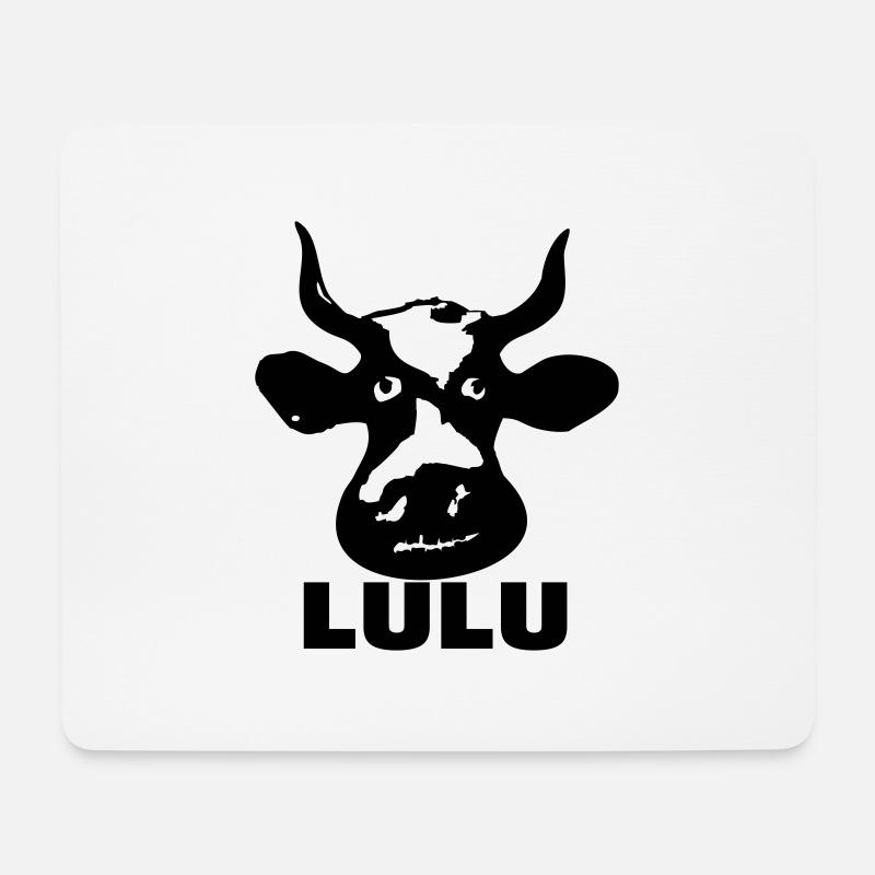 KUH - Mousepad (Querformat) - Weiß