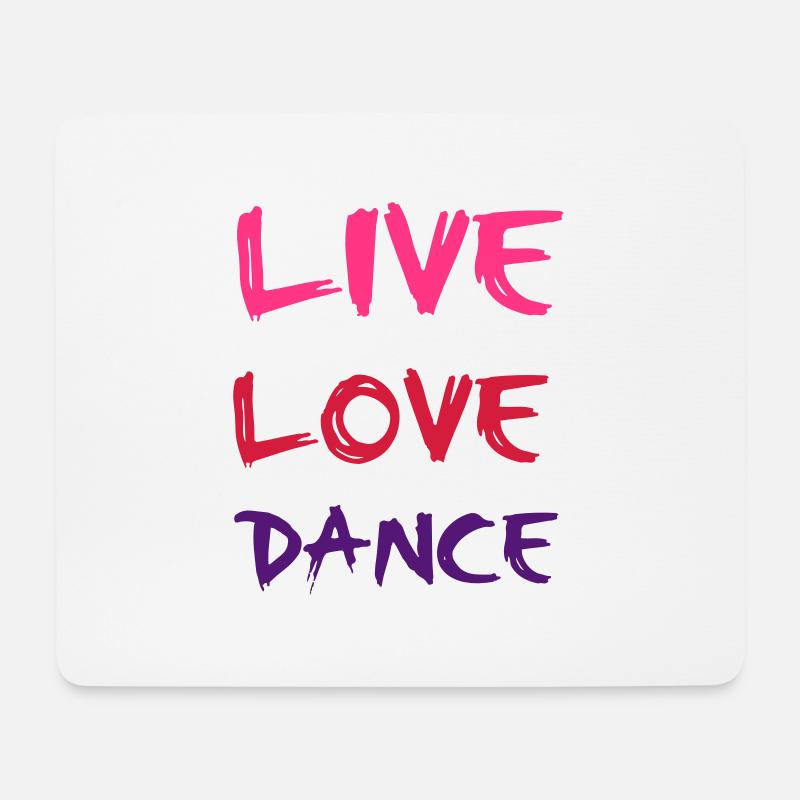 Dance - Mousepad (Querformat) - Weiß
