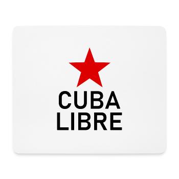 Cuba Libre - Kuba - Fidel Castro - La Revolution - Mouse Pad (horizontal) - white - Front