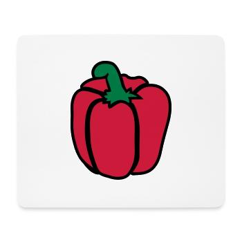 Bell pepper - Mouse Pad (horizontal) - white - Front