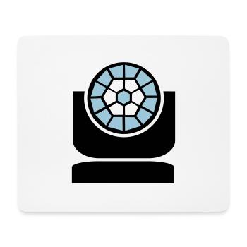 Movinglight - Mousepad (Querformat) - Weiß - Vorne