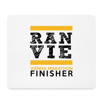 Wien Marathon Finisher - Mousepad (Querformat) - Weiß - Vorne