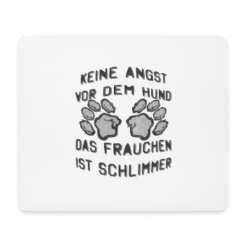 Hundebesitzerin Hundefan Hundefrau - Mousepad (Querformat) - Weiß - Vorne