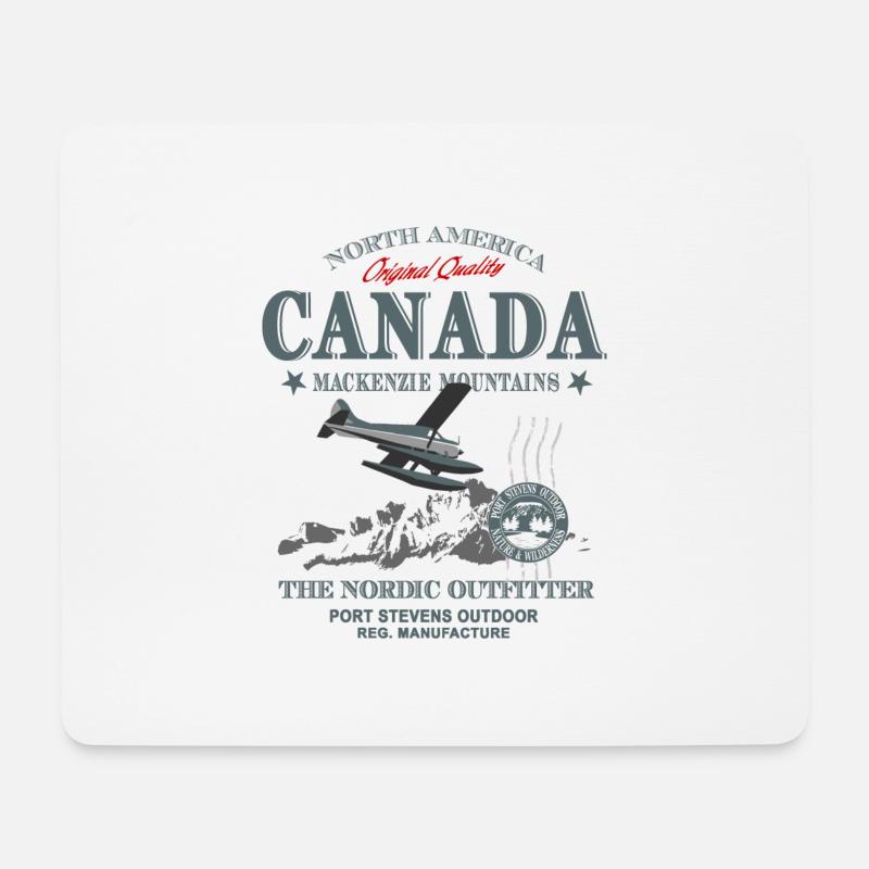 Canada - Aircraft - Mousepad (Querformat) - Weiß