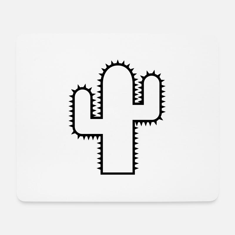 Cactus - Mouse Pad (horizontal) - white