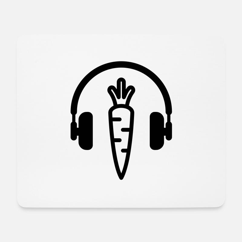 Vegetarier / Vegetarismus / Vegan / Vegetarierin - Mousepad (Querformat) - Weiß