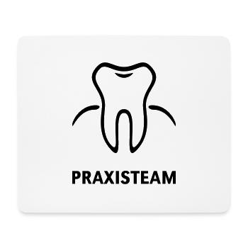 Praxisteam (Zahnarzt / Zahnarztpraxis) - Mousepad (Querformat) - Weiß - Vorne