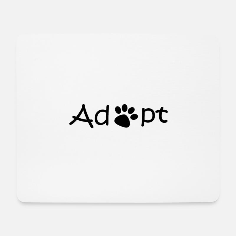 Adopt - Mouse Pad (horizontal) - white