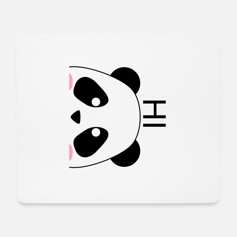 panda - Mouse Pad (horizontal) - white