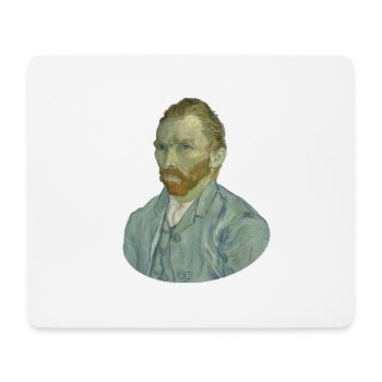 Vincent van Gogh Self Portrait Selbstbild Vincent - Mousepad (Querformat) - Weiß - Vorne