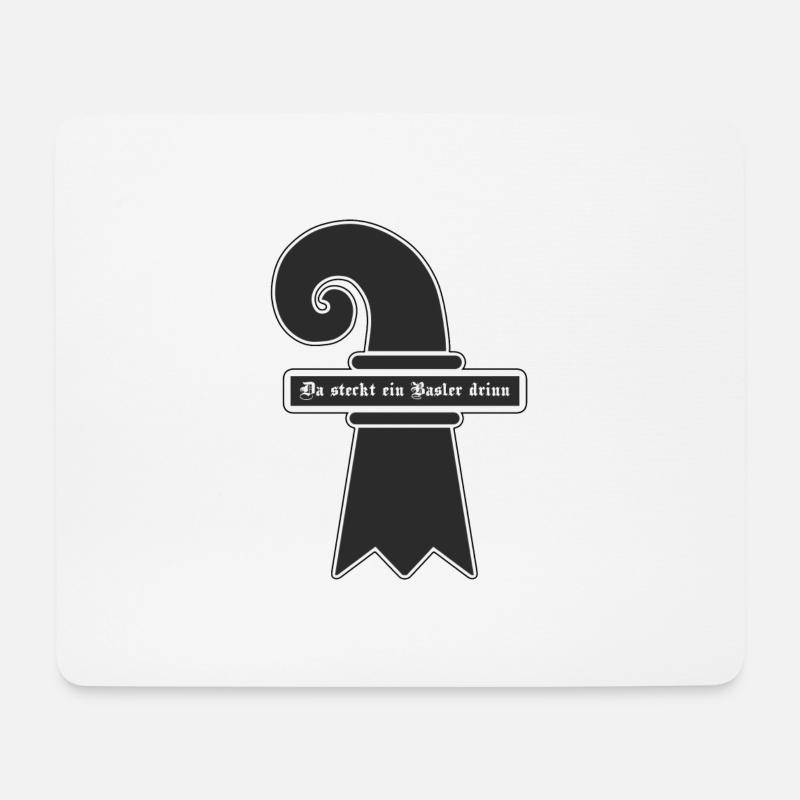 Basler - Mousepad (Querformat) - Weiß