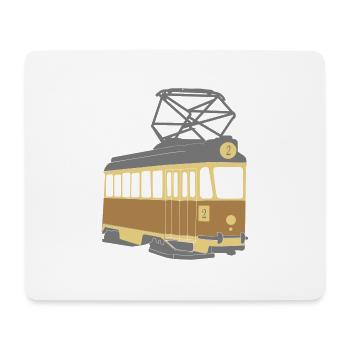 Turku tram - Mouse Pad (horizontal) - white - Front