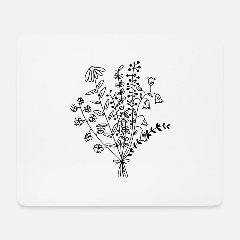 Bouquet gift idea - Mouse Pad (horizontal) - white