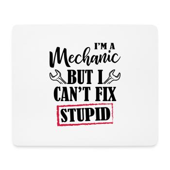 I 'm A Mechanic - Mouse Pad (horizontal) - white - Front