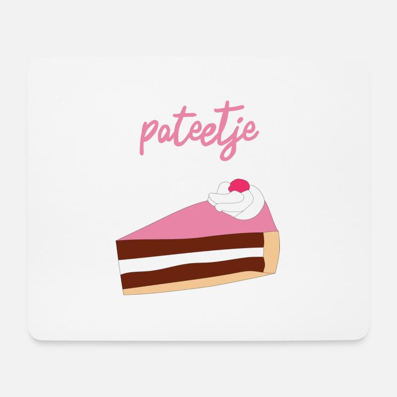Pateetje - Mouse Pad (horizontal) - white
