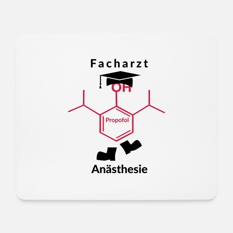 Facharzt Anästhesie - Mousepad (Querformat) - Weiß