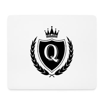 wappen Q Krone - Mousepad (Querformat) - Weiß - Vorne