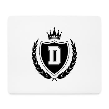 wappen D Krone - Mousepad (Querformat) - Weiß - Vorne