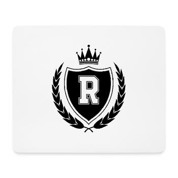 wappen R Krone - Mousepad (Querformat) - Weiß - Vorne