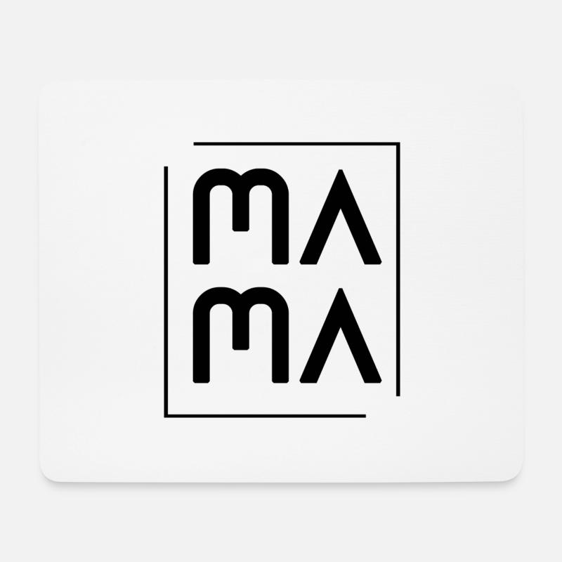 Mama - Mousepad (Querformat) - Weiß