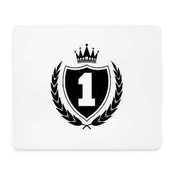 coat of arms 1 - Mouse Pad (horizontal) - white - Front