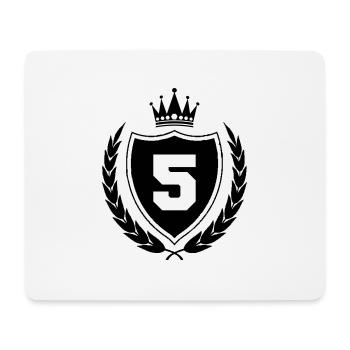 coat of arms 5 - Mouse Pad (horizontal) - white - Front