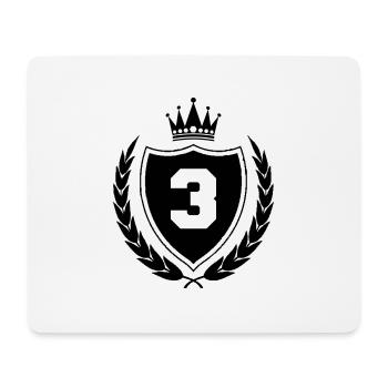 wappen 3 - Mousepad (Querformat) - Weiß - Vorne