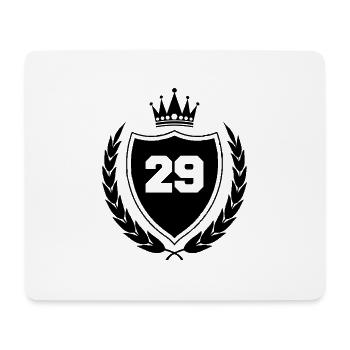 coat of arms 29 - Mouse Pad (horizontal) - white - Front