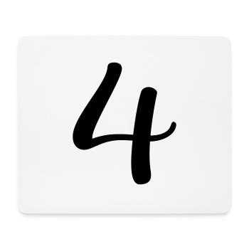 4 - Mouse Pad (horizontal) - white - Front