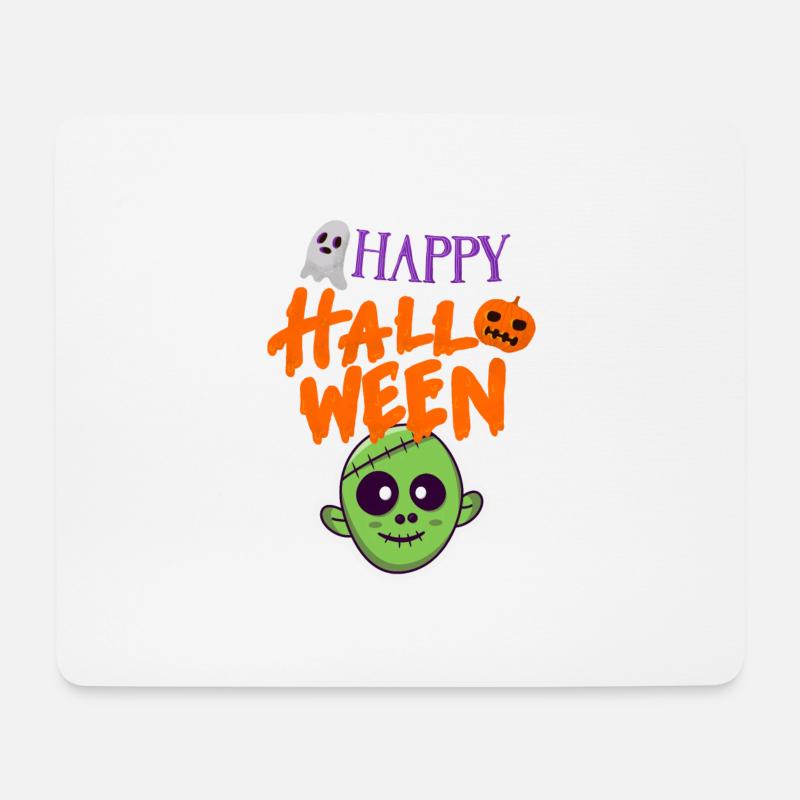Halloween 🎃 Maskieren Halloween Kostüm - Mousepad (Querformat) - Weiß