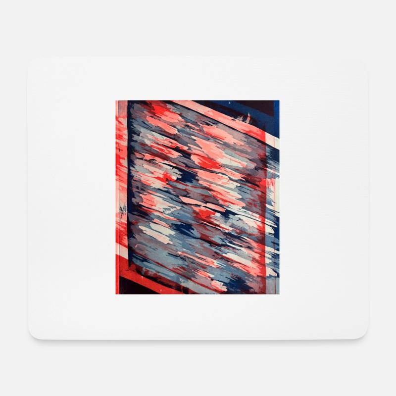 Abstract Art - Mousepad (Querformat) - Weiß