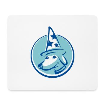 Zauberer Hund - Mousepad (Querformat) - Weiß - Vorne