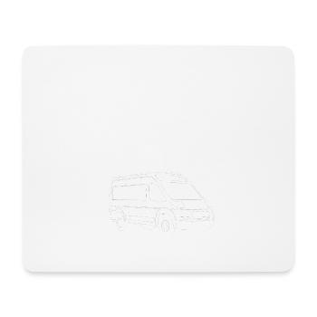 Je peux pas A van ture cadeau humour van camping - Tapis de souris (format paysage) - blanc - Devant