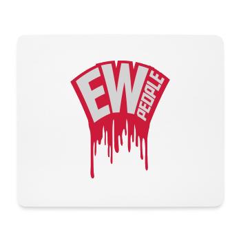 ew people lustiges Zitat - Mousepad (Querformat) - Weiß - Vorne