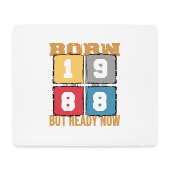 1988 Anniversaire 34 ans Édition anniversaire rétro - Tapis de souris (format paysage) - blanc - Devant