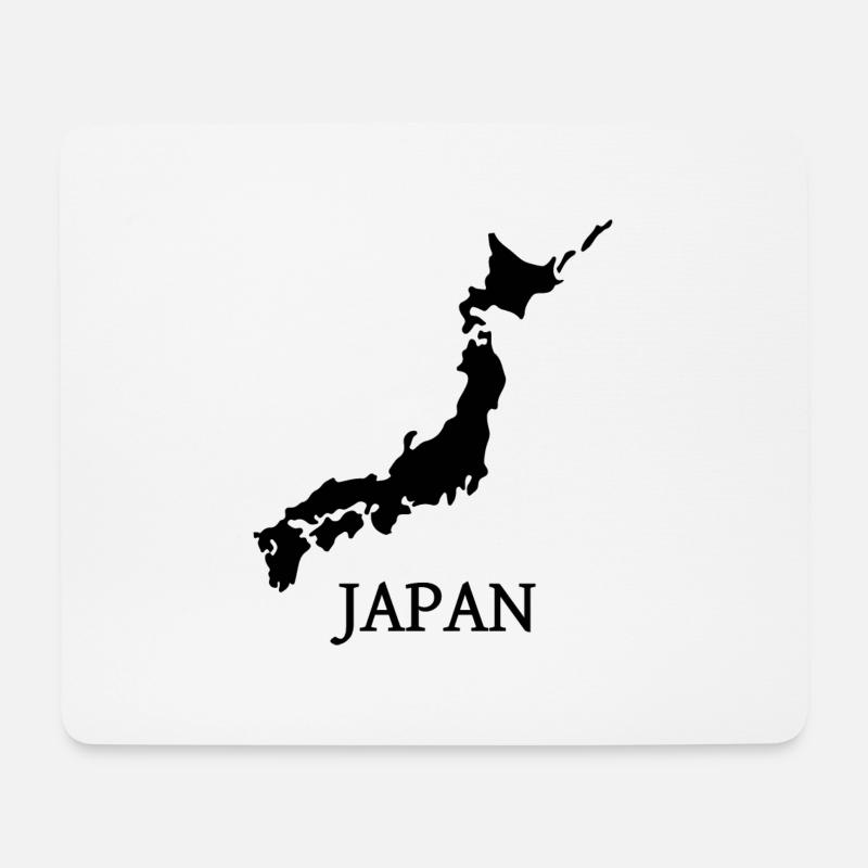 Japan - Mousepad (Querformat) - Weiß