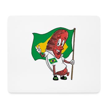 Brazilian Pork Bratwurst - Mouse Pad (horizontal) - white - Front