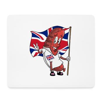 English Pork Bratwurst - Mouse Pad (horizontal) - white - Front