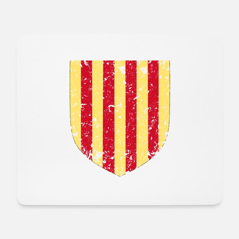 Östliche Pyrenäen - Mousepad (Querformat) - Weiß