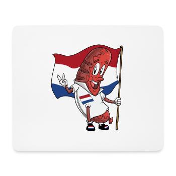 Dutch Pork Bratwurst - Mouse Pad (horizontal) - white - Front