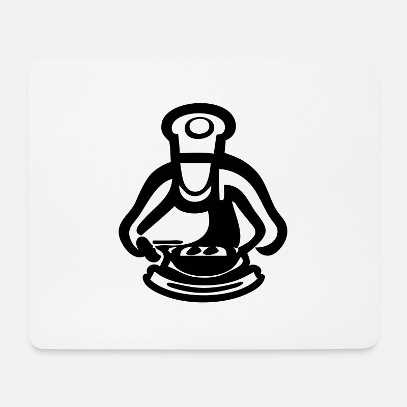 Die Meisterköchin / Der Meisterkoch - Mousepad (Querformat) - Weiß