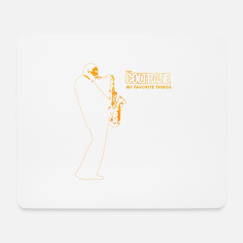 Coltrane - Mousepad (Querformat) - Weiß