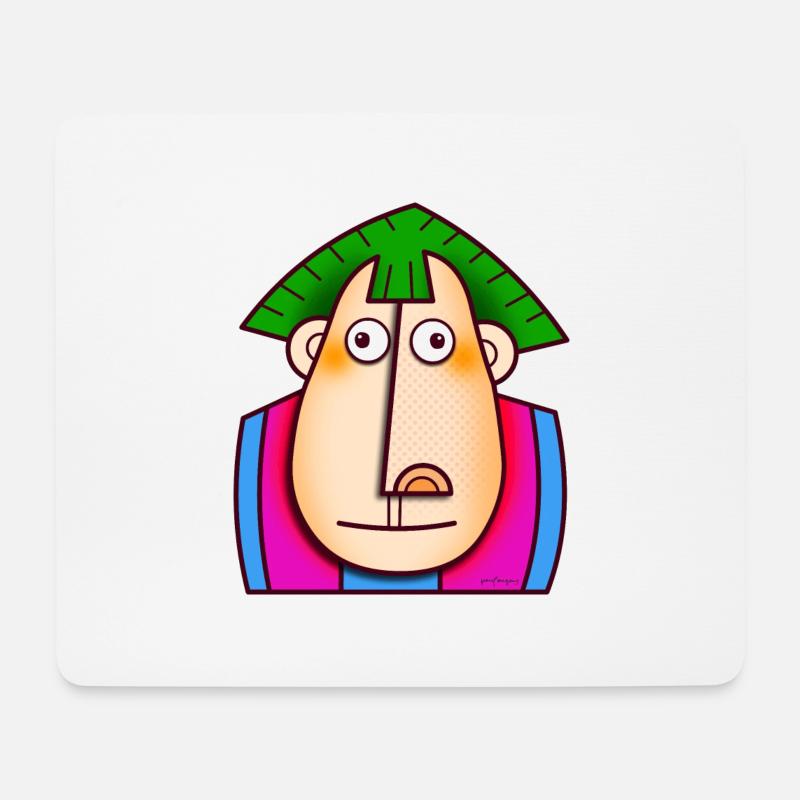 The monkey priest - Mouse Pad (horizontal) - white