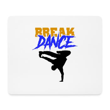 Break Dance - Mouse Pad (horizontal) - white - Front