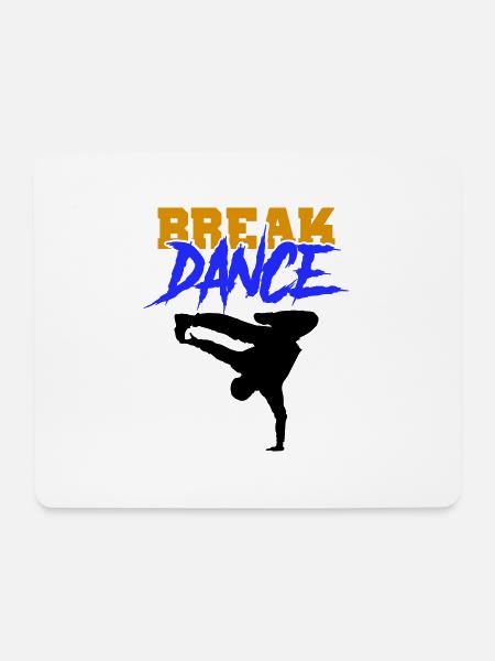 Break Dance - Mouse Pad (horizontal) - white