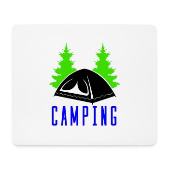camping - Mouse Pad (horizontal) - white - Front
