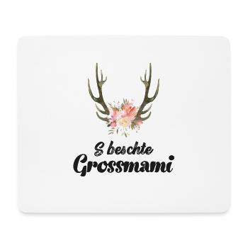 S beschte Grossmami Schweiz Oma Grosi - Mousepad (Querformat) - Weiß - Vorne
